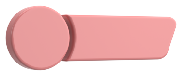 Üç boyutlu düğme. Boş tuş. 3B illüstrasyon.