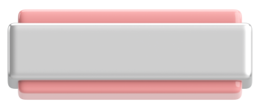 Üç boyutlu düğme. Boş tuş. 3B illüstrasyon.