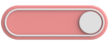 Üç boyutlu düğme. Boş tuş. 3B illüstrasyon.