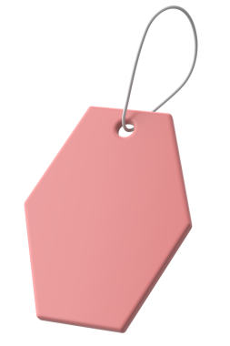 Fiyat etiketi Fiyat etiketi 3B illüstrasyon.