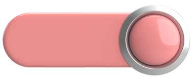 Üç boyutlu düğme. Boş tuş. 3B illüstrasyon.