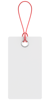 Fiyat etiketi Fiyat etiketi 3B illüstrasyon.