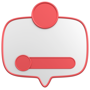 Profil kutusu. Sosyal medya profili. 3B illüstrasyon.