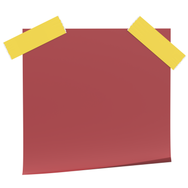 Üç boyutlu not defteri. Yapışkan bir not. 3B illüstrasyon.