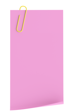 Üç boyutlu not defteri. Yapışkan bir not. 3B illüstrasyon.