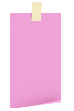 Üç boyutlu not defteri. Yapışkan bir not. 3B illüstrasyon.