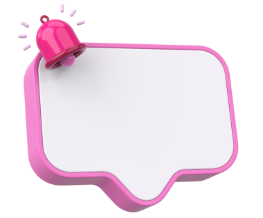 Üç boyutlu uyarı kutusu. 3B illüstrasyon.