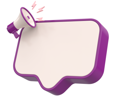 Magafonlu Bildiri Kutusu. 3B Görüntü.