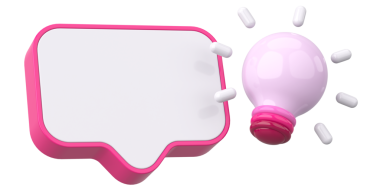 Etkileşimli ipuçları. Hızlı ipuçları. 3B illüstrasyon.