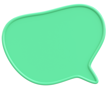 Konuşma balonu. Mesaj kutusu. 3B illüstrasyon.