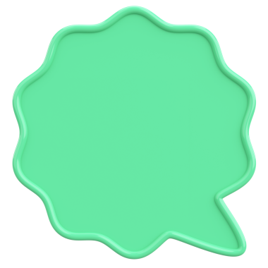 Konuşma balonu. Mesaj kutusu. 3B illüstrasyon.