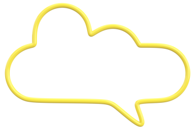 Konuşma balonu. Mesaj kutusu. 3B illüstrasyon.