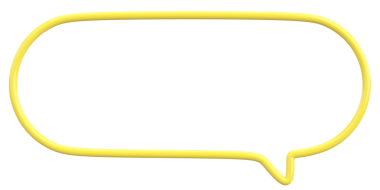 Konuşma balonu. Mesaj kutusu. 3B illüstrasyon.