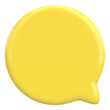 Konuşma balonu. Mesaj kutusu. 3B illüstrasyon.