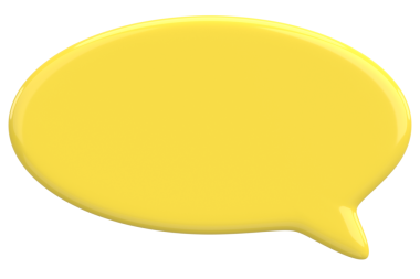 Konuşma balonu. Mesaj kutusu. 3B illüstrasyon.