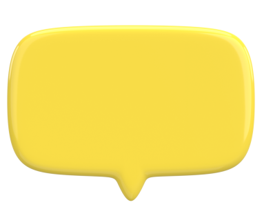 Konuşma balonu. Mesaj kutusu. 3B illüstrasyon.