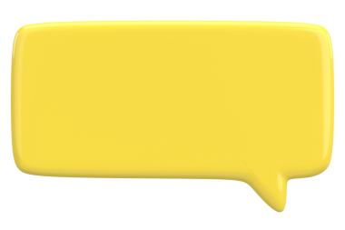 Konuşma balonu. Mesaj kutusu. 3B illüstrasyon.