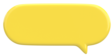 Konuşma balonu. Mesaj kutusu. 3B illüstrasyon.