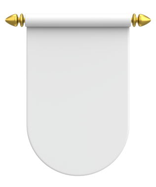 Pennant Bayrağının 3B çizimi.