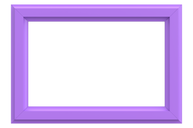 Resim çerçevesi. Manzara çerçevesi. 3B illüstrasyon.