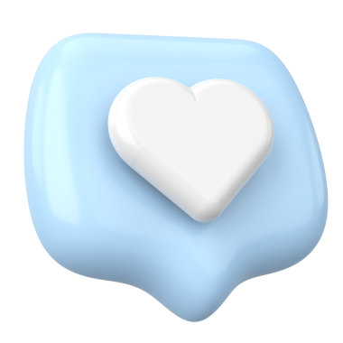 İkon gibi. Düğme gibi. 3B illüstrasyon.