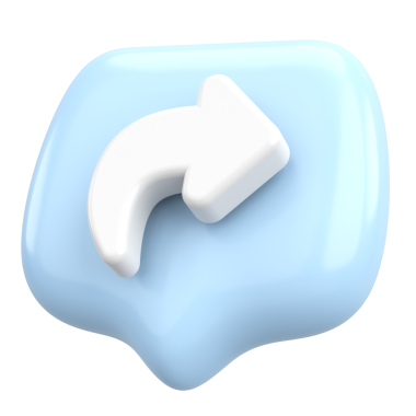 Simgeyi paylaş. Paylaş düğmesi. 3B illüstrasyon.