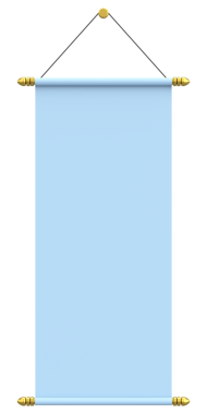 Kaydırma kağıdı. Mesaj kutusu. 3B illüstrasyon.