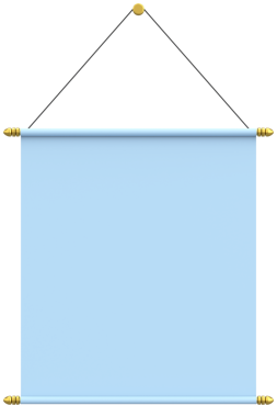 Kaydırma kağıdı. Mesaj kutusu. 3B illüstrasyon.