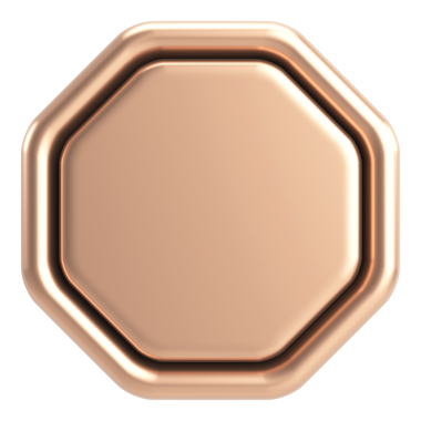 Üç boyutlu düğme. Boş tuş. 3B illüstrasyon.