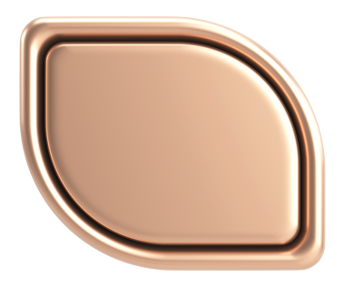 Üç boyutlu düğme. Boş tuş. 3B illüstrasyon.