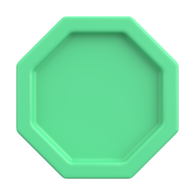 Üç boyutlu düğme. Boş tuş. 3B illüstrasyon.