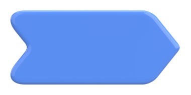 Üç boyutlu düğme. Boş tuş. 3B illüstrasyon.