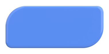 Üç boyutlu düğme. Boş tuş. 3B illüstrasyon.