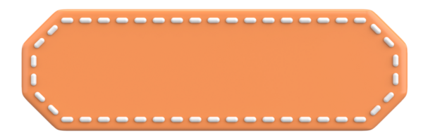 Üç boyutlu düğme. Fiyat etiketi 3B illüstrasyon.