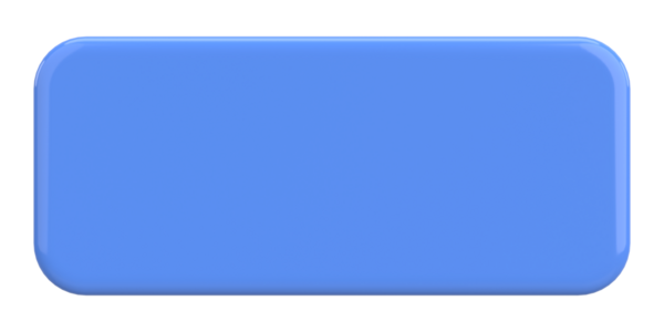 Üç boyutlu düğme. Boş tuş. 3B illüstrasyon.