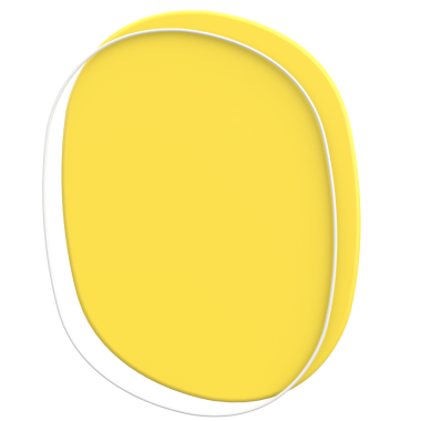 Üç boyutlu Blob. Soyut Metin Kutusu. 3B illüstrasyon.