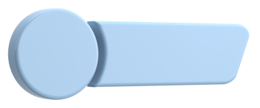 Üç boyutlu düğme. Boş tuş. 3B illüstrasyon.