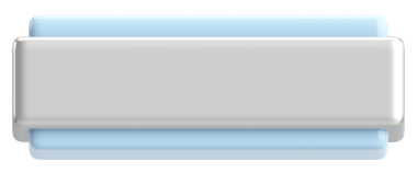 Üç boyutlu düğme. Boş tuş. 3B illüstrasyon.