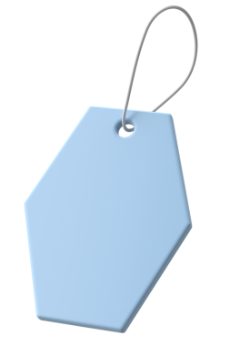 Fiyat etiketi Fiyat etiketi 3B illüstrasyon.