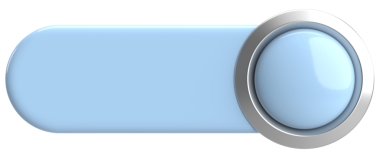 Üç boyutlu düğme. Boş tuş. 3B illüstrasyon.