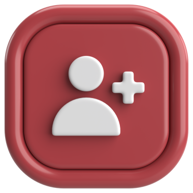 Üç boyutlu takip tuşu. 3B illüstrasyon.