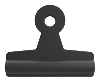 Ataç. Üç boyutlu ataç. 3B illüstrasyon.