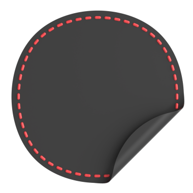 Fiyat etiketi Fiyat etiketi 3B illüstrasyon.