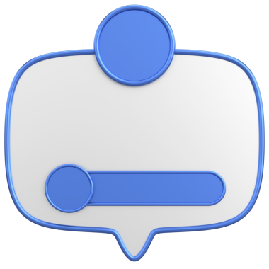 Profil kutusu. Sosyal medya profili. 3B illüstrasyon.