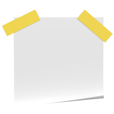 Üç boyutlu not defteri. Yapışkan bir not. 3B illüstrasyon.