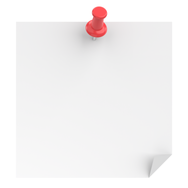 Üç boyutlu not defteri. Yapışkan bir not. 3B illüstrasyon.