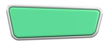 Üç boyutlu düğme. Boş tuş. 3B illüstrasyon.