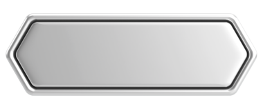 Üç boyutlu düğme. Boş tuş. 3B illüstrasyon.