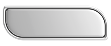 Üç boyutlu düğme. Boş tuş. 3B illüstrasyon.