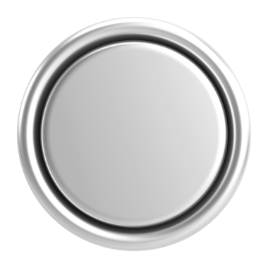 Üç boyutlu düğme. Boş tuş. 3B illüstrasyon.